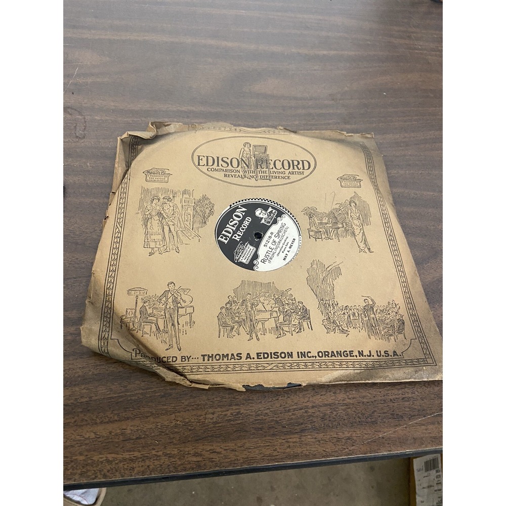 Edison Disc Vinyl Record 51218 ORIGINAL SLEEVE